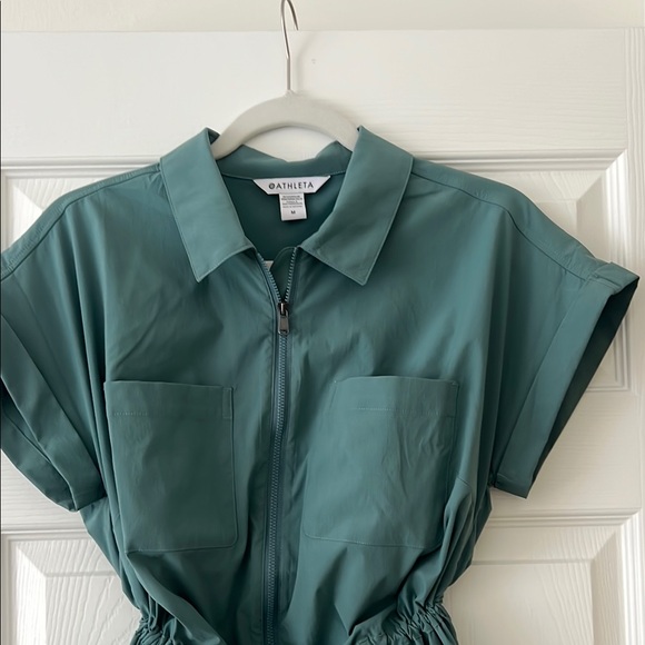 Aritzia Green Women's Dress - Picture 2 of 4